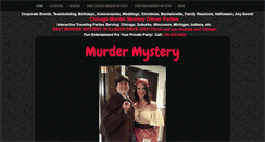 Desktop Screenshot of murdermysterydinnerparties.com