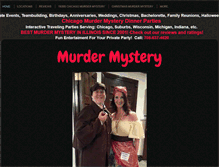 Tablet Screenshot of murdermysterydinnerparties.com